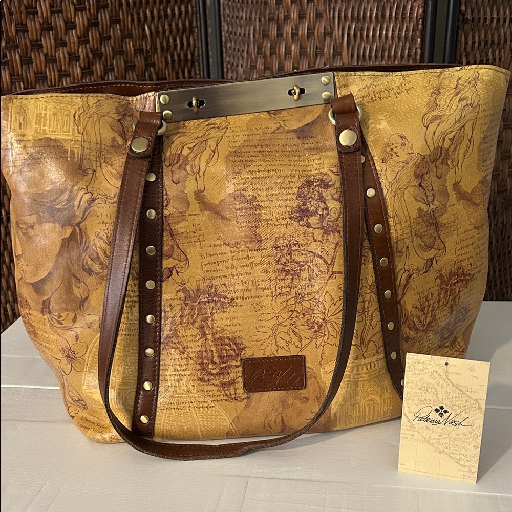 Patricia Nash Brown and Tan Women's Tote Bag